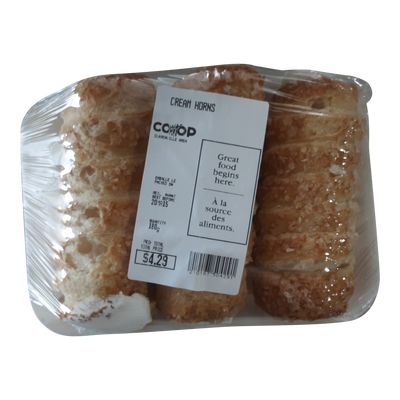 Cream Horns, 3 pk