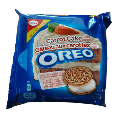 Oreo Carrot Carrot Cake Flavoured Sandwich Cookies, 303 g