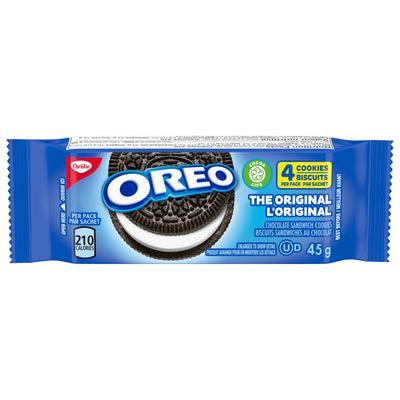 Oreo Chocolate The Original Sandwich Cookies, 4 cookies