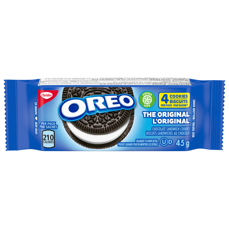 Oreo Chocolate The Original Sandwich Cookies, 4 cookies