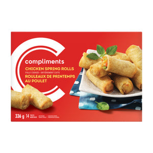 Compliments Chicken Spring Rolls, 14 ct