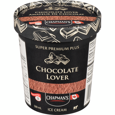 Chapman's Premium Plus Chocolate Lover Ice Cream, 500 mL