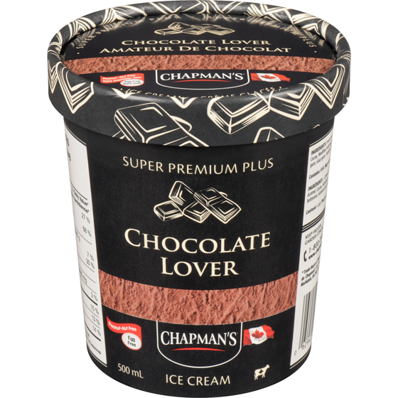 Chapman's Premium Plus Chocolate Lover Ice Cream, 500 mL