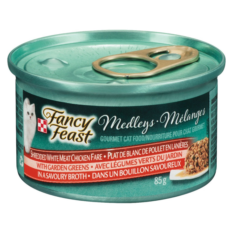 Fancy Feast Medleys Shredded White Meat Chicken, 85 g