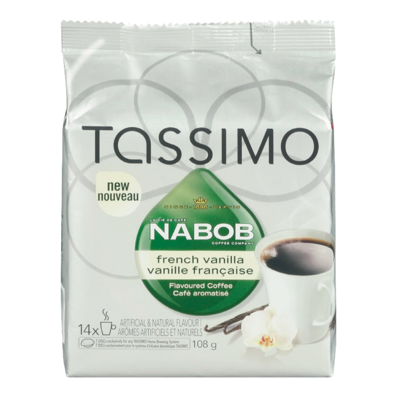Tassimo Nabob French Vanilla, 108g  (14ct)