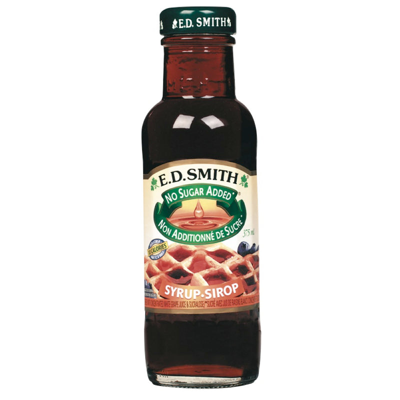 E.D. Smith No Sugar Added Syrup, 375 mL