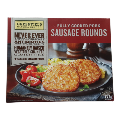 Greenfield Fully Cooked Sausage Rounds, 1.2 kg