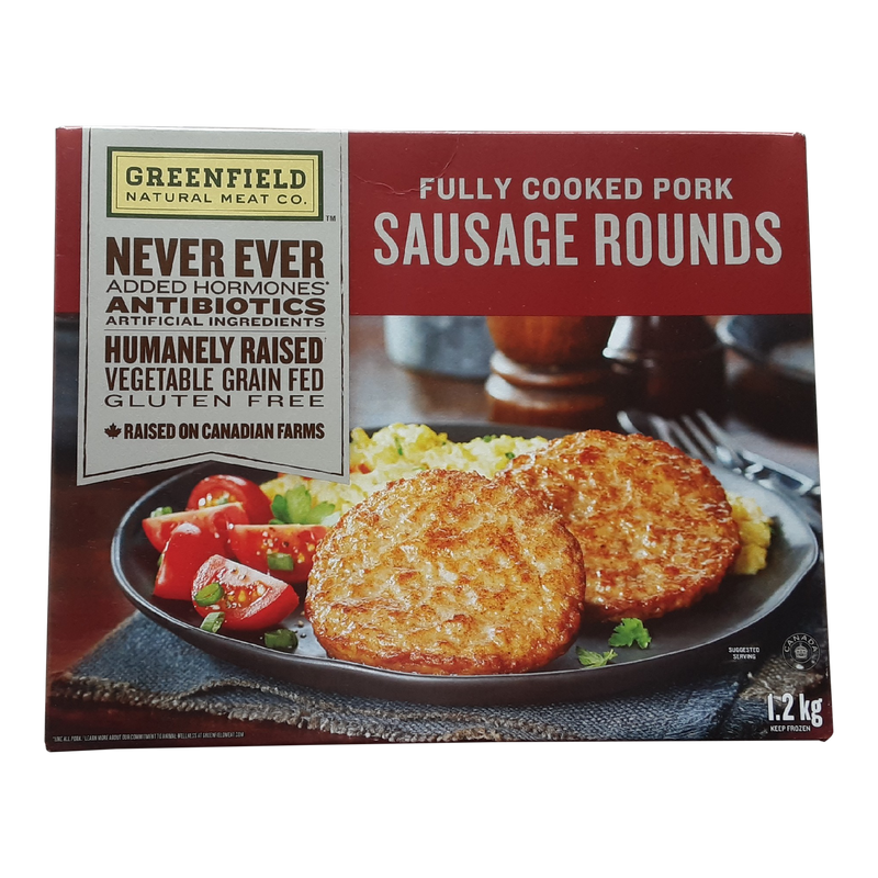 Greenfield Fully Cooked Sausage Rounds, 1.2 kg