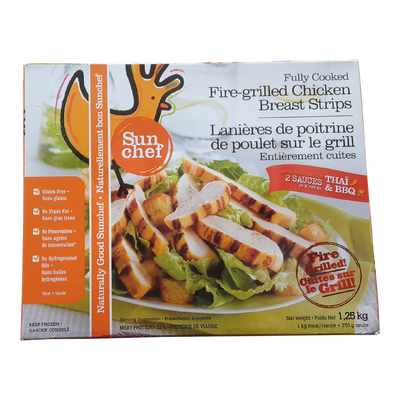 SUN CHEF FIRE GRILLED CHICK BREAST STRIPS