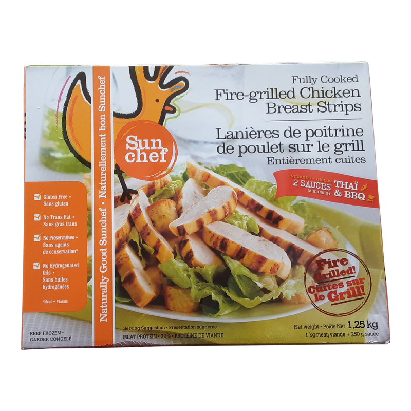 SUN CHEF FIRE GRILLED CHICK BREAST STRIPS