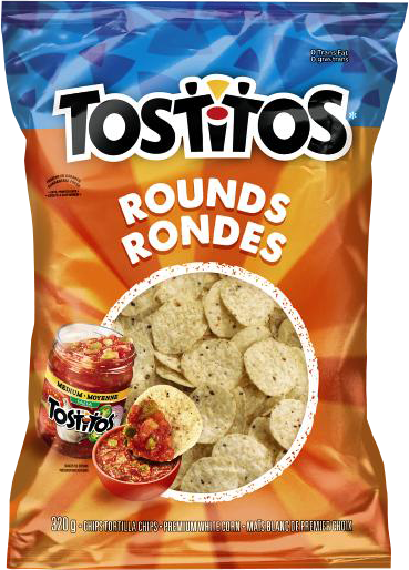 Tostitos Rounds Tortilla Chips, 320 g