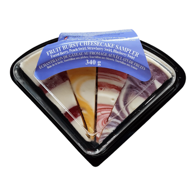 Fruit Burst Cheesecake Sampler, 340 g