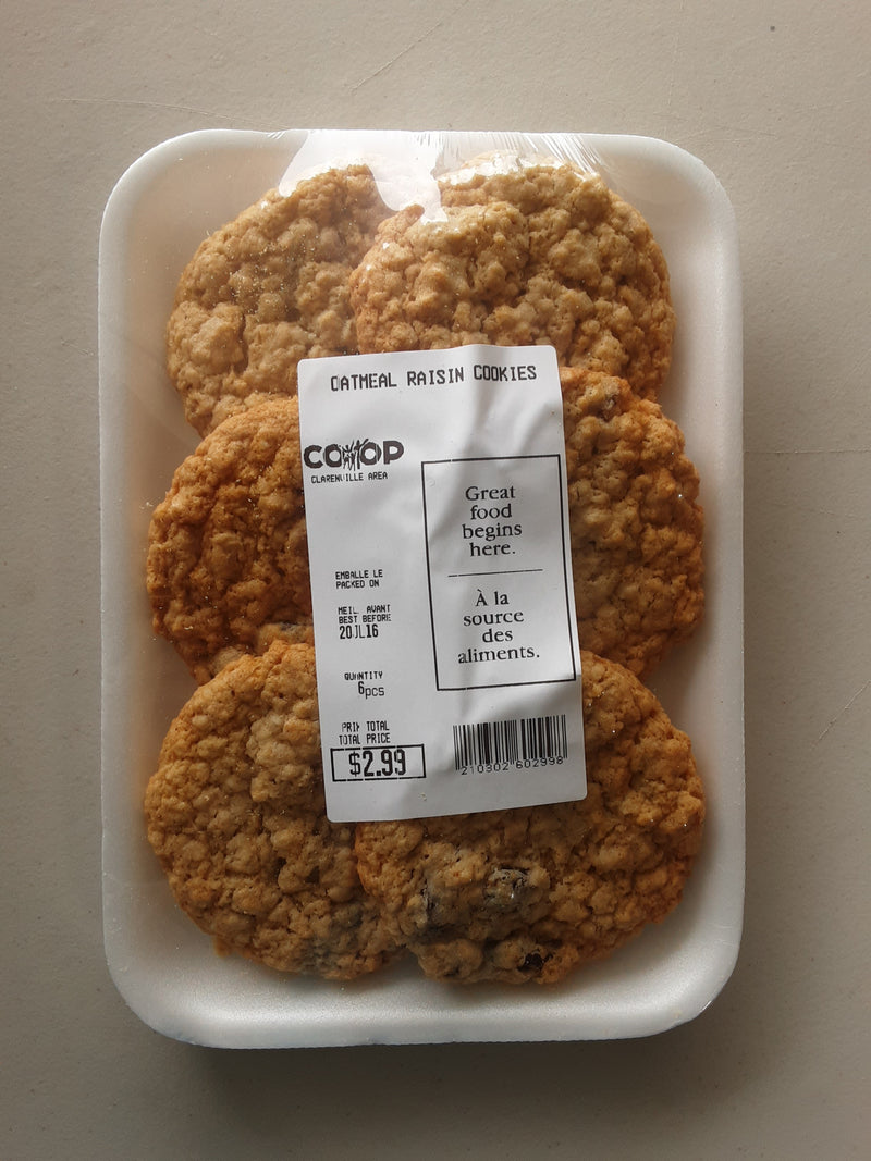 Oatmeal Raisin Cookies, 6 pk