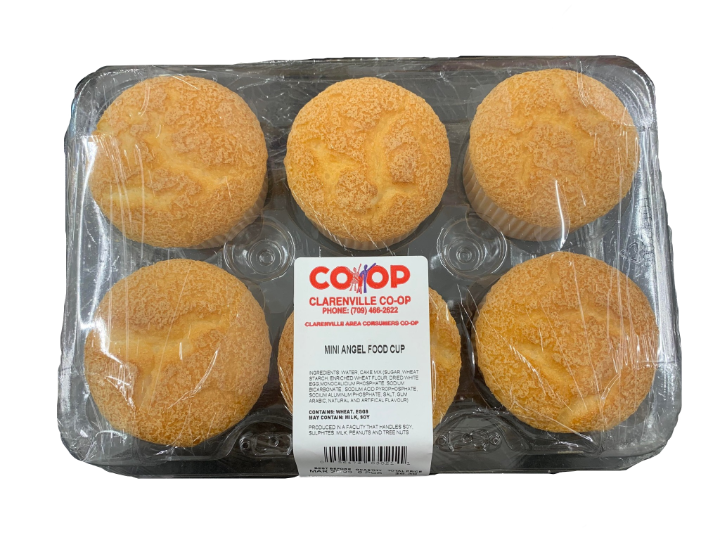 Mini Angel Food Cakes, 6 ct
