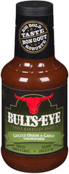 Bull's-Eye Grilled Onion & Garlic Showdown Barbecue Sauce, 425 mL