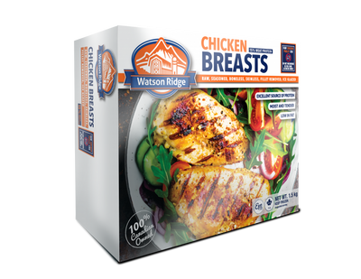 Watson Ridge Seasoned Boneless Skinless Chicken Breasts, 1.5 kg