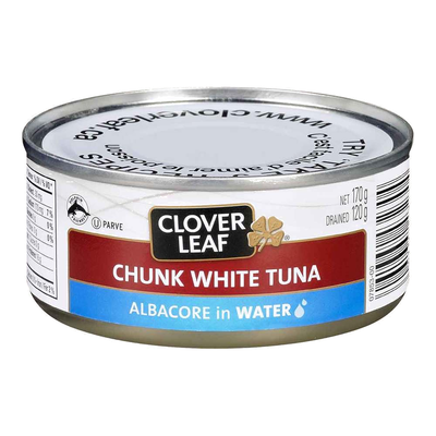 Clover Leaf Chunk White Albacore Tuna In Water, 170 g