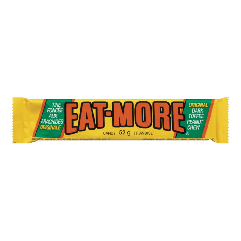 Hershey Eat-More Original Dark Toffee Peanut Bar, 52 g