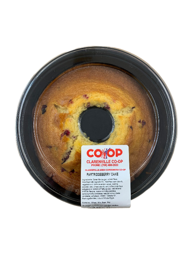 Partridgeberry Tube Cake, 645 g