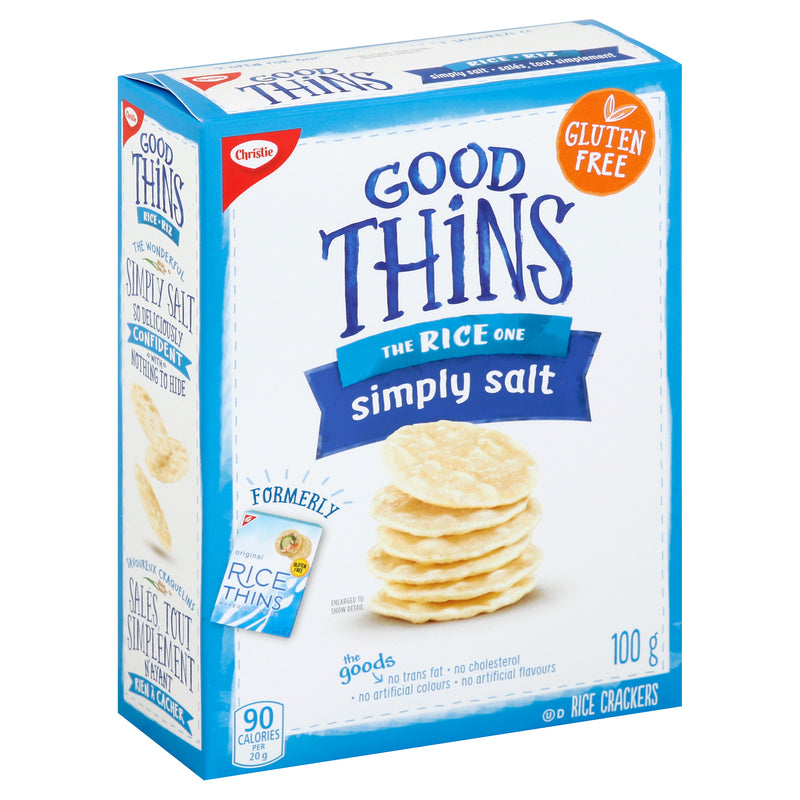 Good Thins Rice Simply Salt Crackers, 100 g