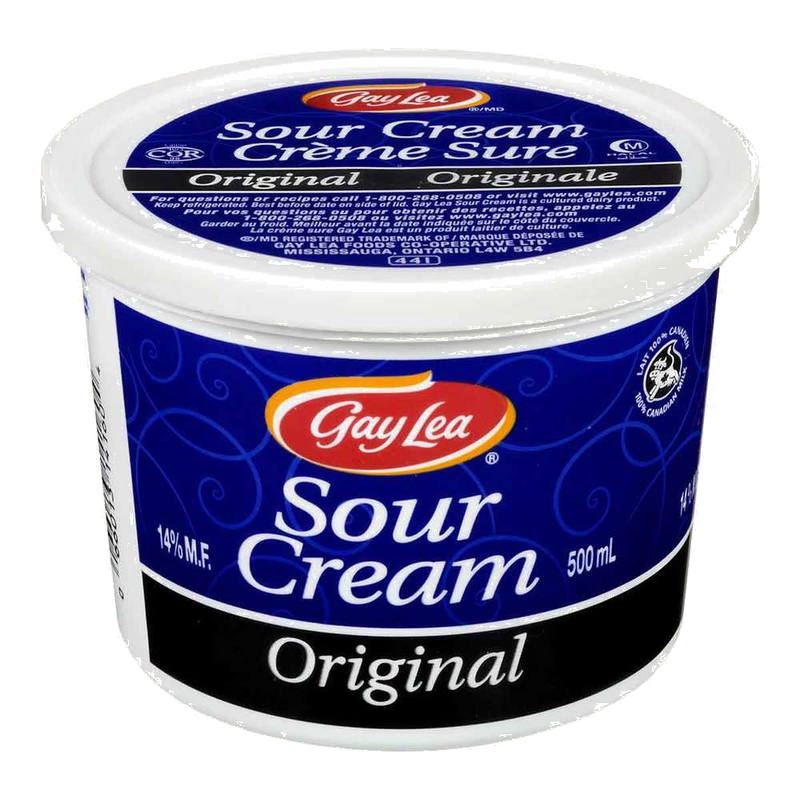 Gay Lea Original Sour Cream, 500 mL