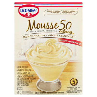Dr. Oetker French Vanilla Light Instant Mousse Mix, 28 g