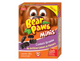 Bear Paws Minis Confetti Brownie Bites, 210 g