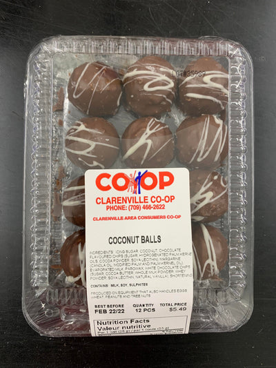 Coconut Balls, 12 pk