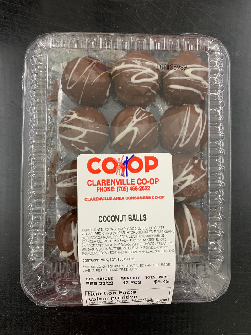 Coconut Balls, 12 pk