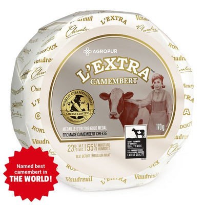 Agropur L' Extra Camembert Cheese, 170 g