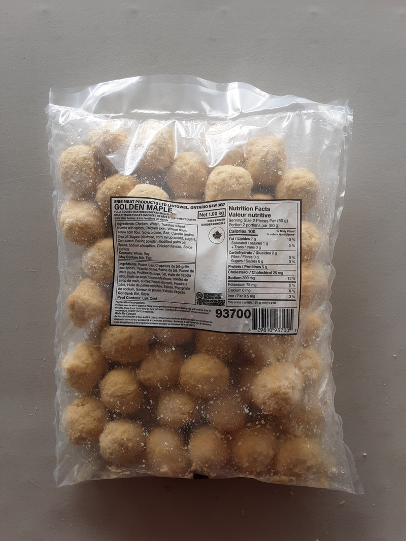 Golden Maple Chicken Balls, 1 kg