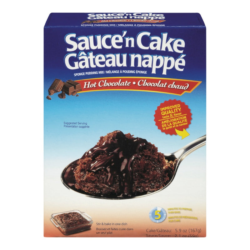 Sauce'n Cake Hot Chocolate Sponge Pudding Mix, 225 g