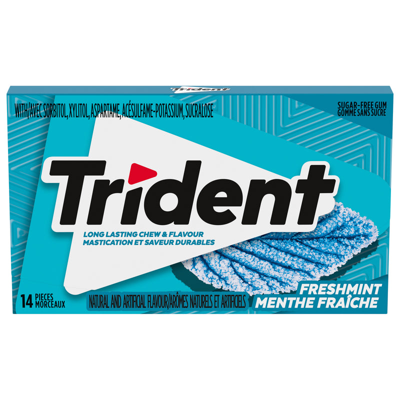 Trident Sugar-Free Freshmint Gum, 14 pieces