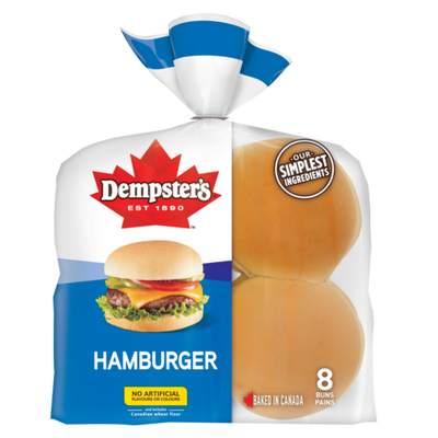 Dempster's Hamburger Buns, 8pk