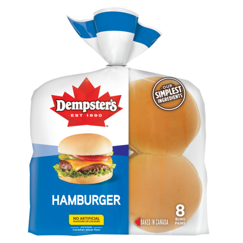 Dempster's Hamburger Buns, 8pk
