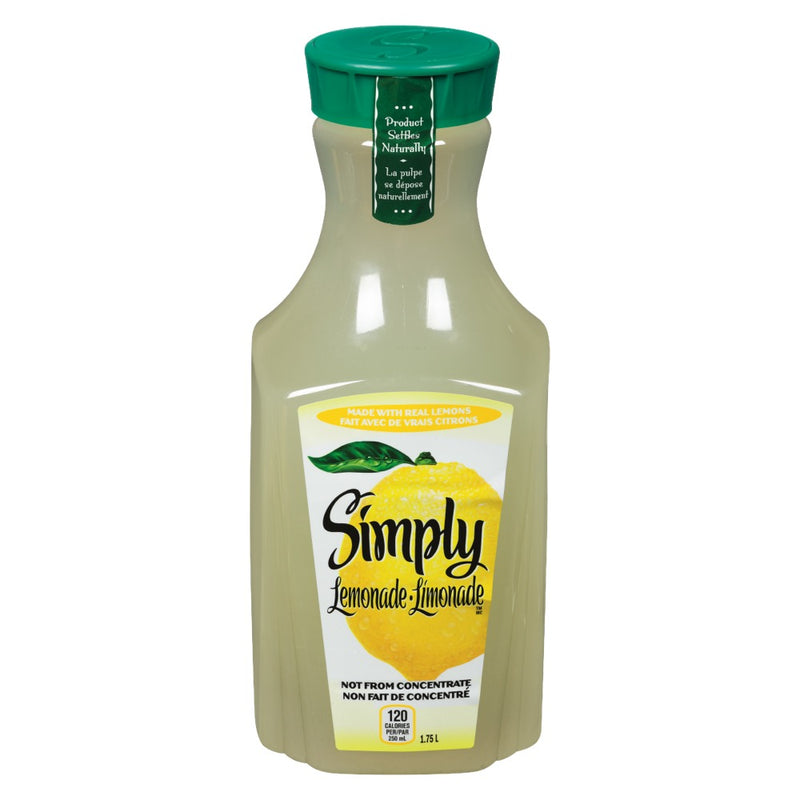 Simply Lemonade Made With Real Lemons, 1.75L