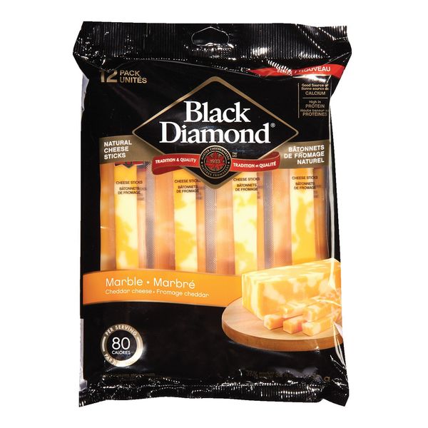 Black Diamond Marble Cheese Sticks, 252g
