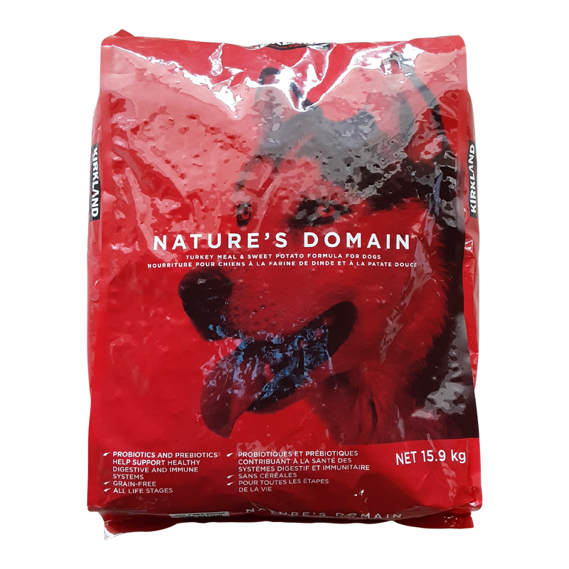 Kirkland Signature Nature's Domain Turkey & Sweet Potato Dog Food, 15.9 kg
