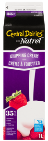 Central Dairies 35% Whipping Cream, 1L