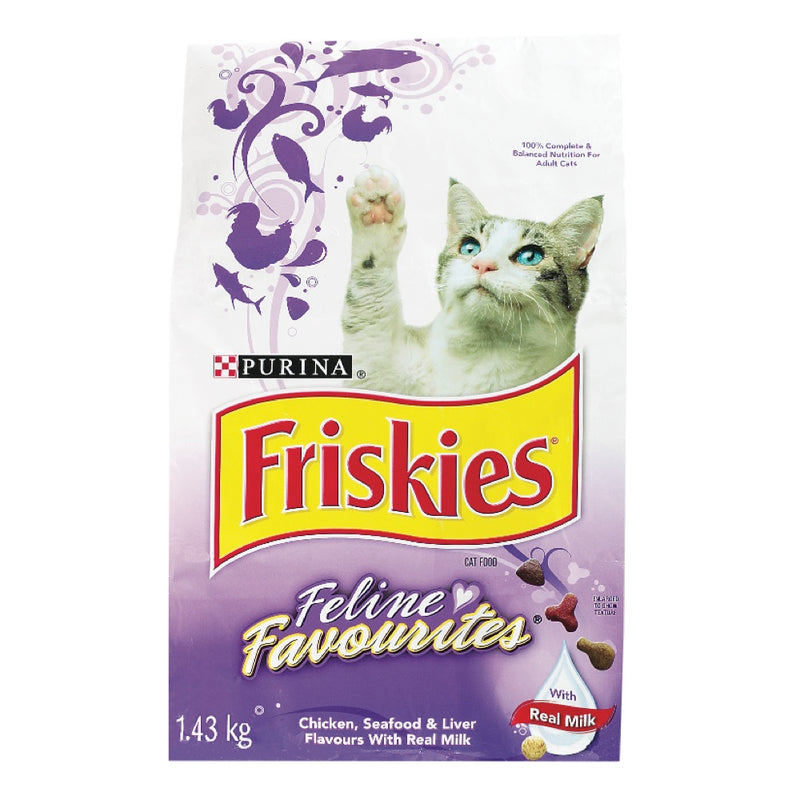 Friskies Feline Favorites Chicken, Seafood & Liver, 1.43 kg