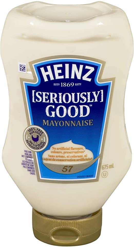HEINZ SERIOUSLY GOOD MAYO SQUEEZE BOTTLE, 675 mL