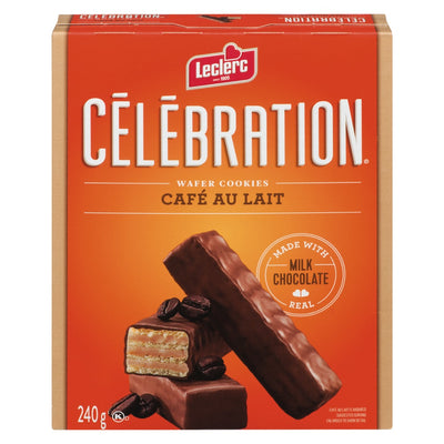 Levlerc Celebration Coffee Wafer Cookies, 240 g