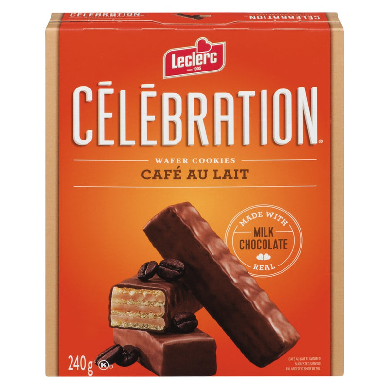 Levlerc Celebration Coffee Wafer Cookies, 240 g