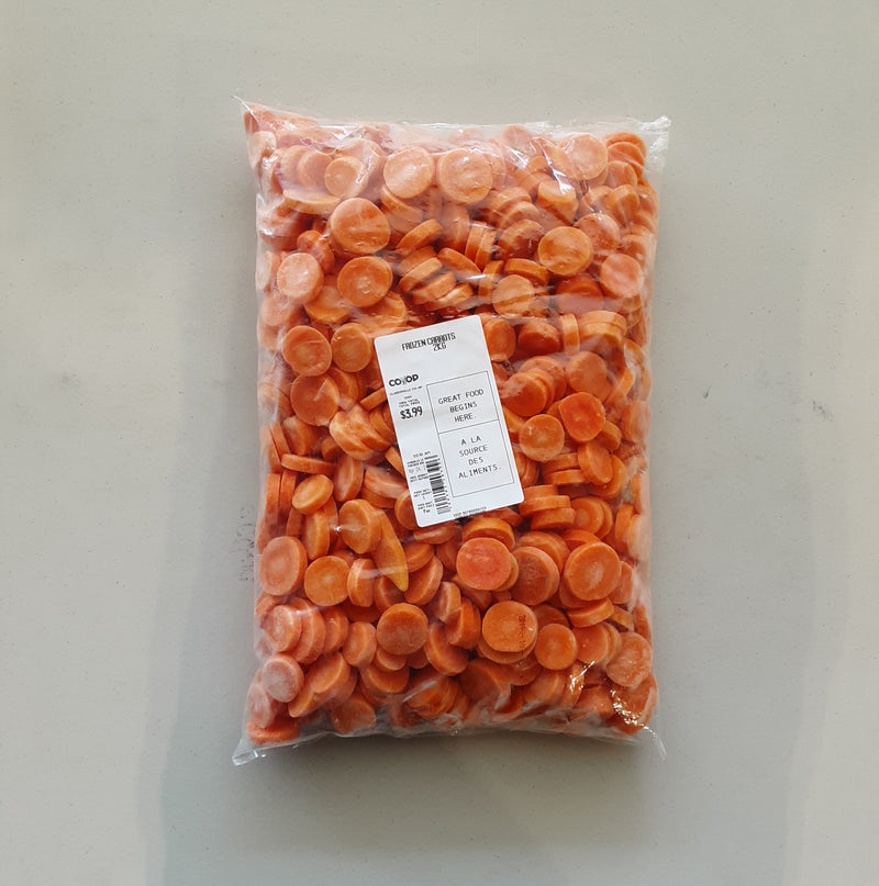 Frozen Sliced Carrots, 2 kg