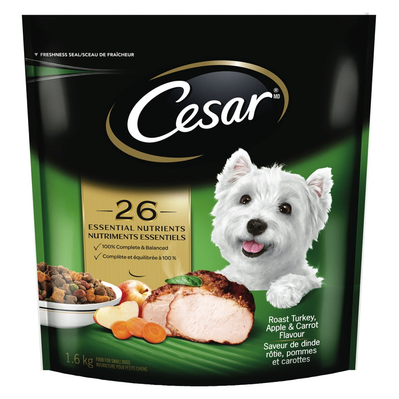 Cesar Roast Turkey, Apple & Carrot Flavour Dog Food, 1.6 kg