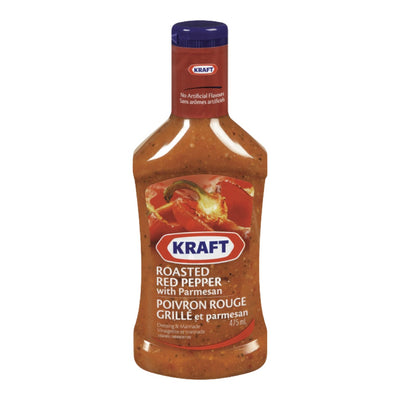 Kraft Roasted Red Pepper With Parmesan Dressing & Marinade, 475 mL