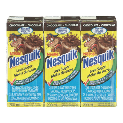 Nestle Nesquik Chocolate Milk, 200 mL x 3