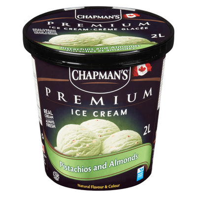 Chapman's Premium Ice Cream Pistachio & Almonds, 2L