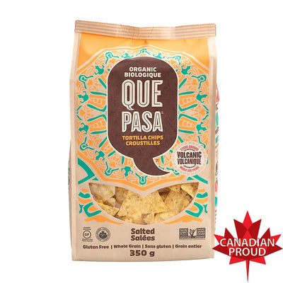 ORGANIC QUE PASA TORTILLA CHIPS, 350 g