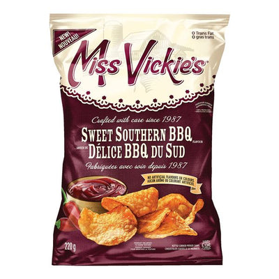 Miss Vickie's Sweet Southern BBQ Chips, 220 g
